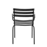 Monsi Gartenstuhl, Schwarz, Verzinktes Metall - ZEN ZONE Furniture