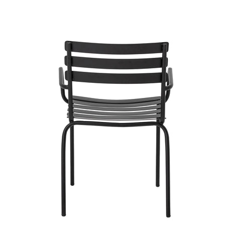 Monsi Gartenstuhl, Schwarz, Verzinktes Metall - ZEN ZONE Furniture