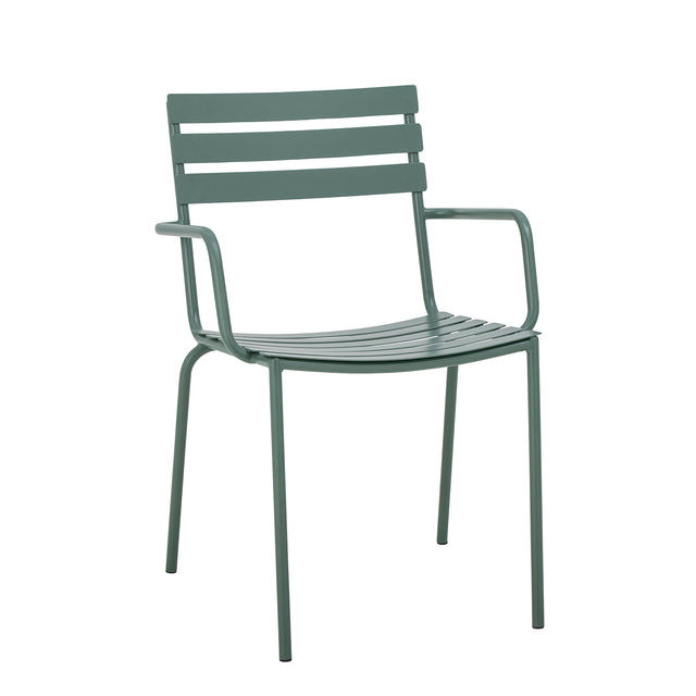 Monsi Gartenstuhl, Grün, Verzinktes Metall - ZEN ZONE Furniture