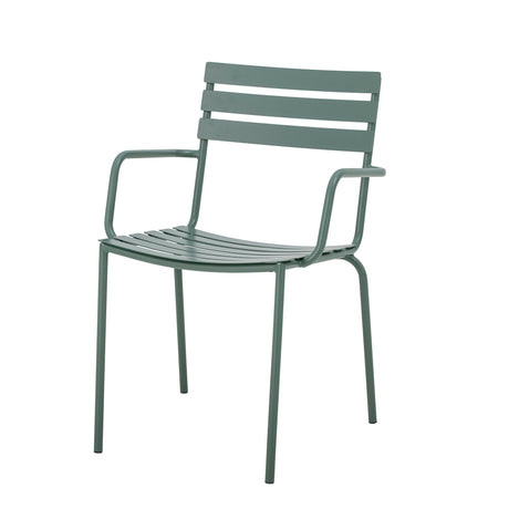 Monsi Gartenstuhl, Grün, Verzinktes Metall - ZEN ZONE Furniture