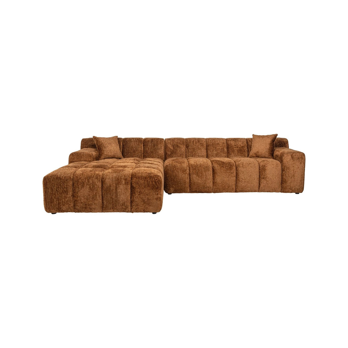 3-Sitzer Sofa Cube lovely cinnamon mit lounge links, 325x195x76 cm von Richmond Interiors – Bild 4
