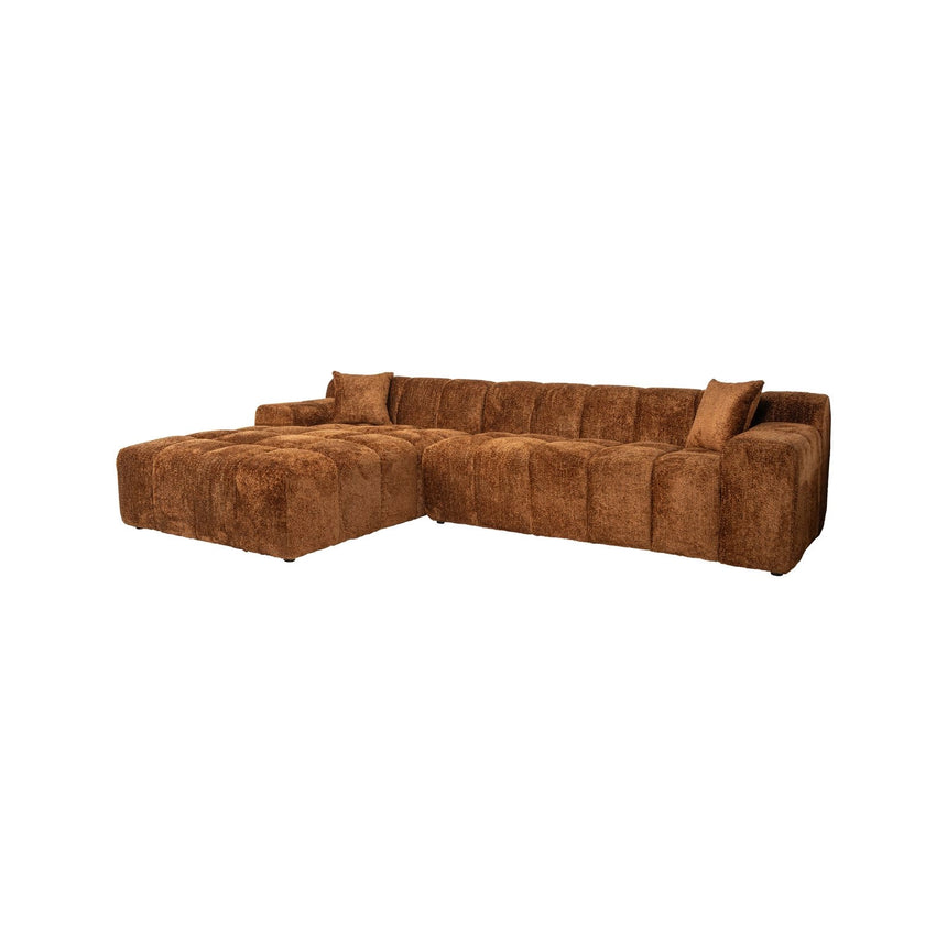 3-Sitzer Sofa Cube lovely cinnamon mit lounge links, 325x195x76 cm von Richmond Interiors – Bild 6