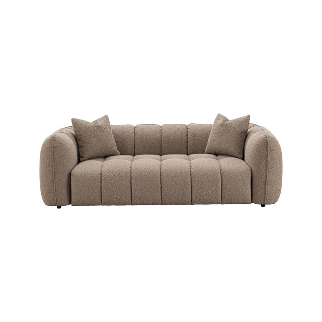 3-Sitzer Sofa Hogan mit flammhemmendem Bezug in mocca chunky, 226x104 cm von Richmond Interiors – Bild 2