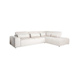 3-Sitzer Sofa Lund mit ottomane rechts in cream fusion, 318x225x80 cm von Richmond Interiors – Bild 1