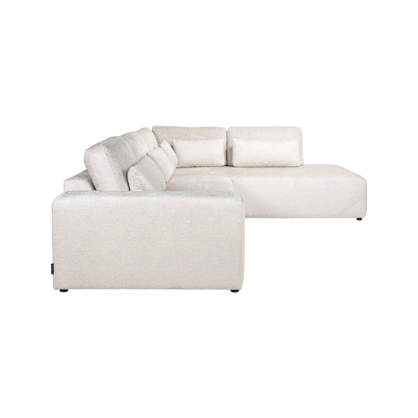 3-Sitzer Sofa Lund mit ottomane rechts in cream fusion, 318x225x80 cm von Richmond Interiors – Bild 2