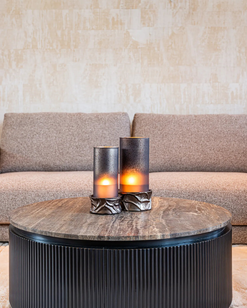 3,5-Sitzer Sofa Trentino mit modulare Lounge links oder rechts in cayenne brown, 344x170 cm von Richmond Interiors – Bild 15