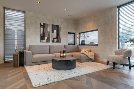 3,5-Sitzer Sofa Trentino mit modulare Lounge links oder rechts in cayenne brown, 344x170 cm von Richmond Interiors – Bild 2