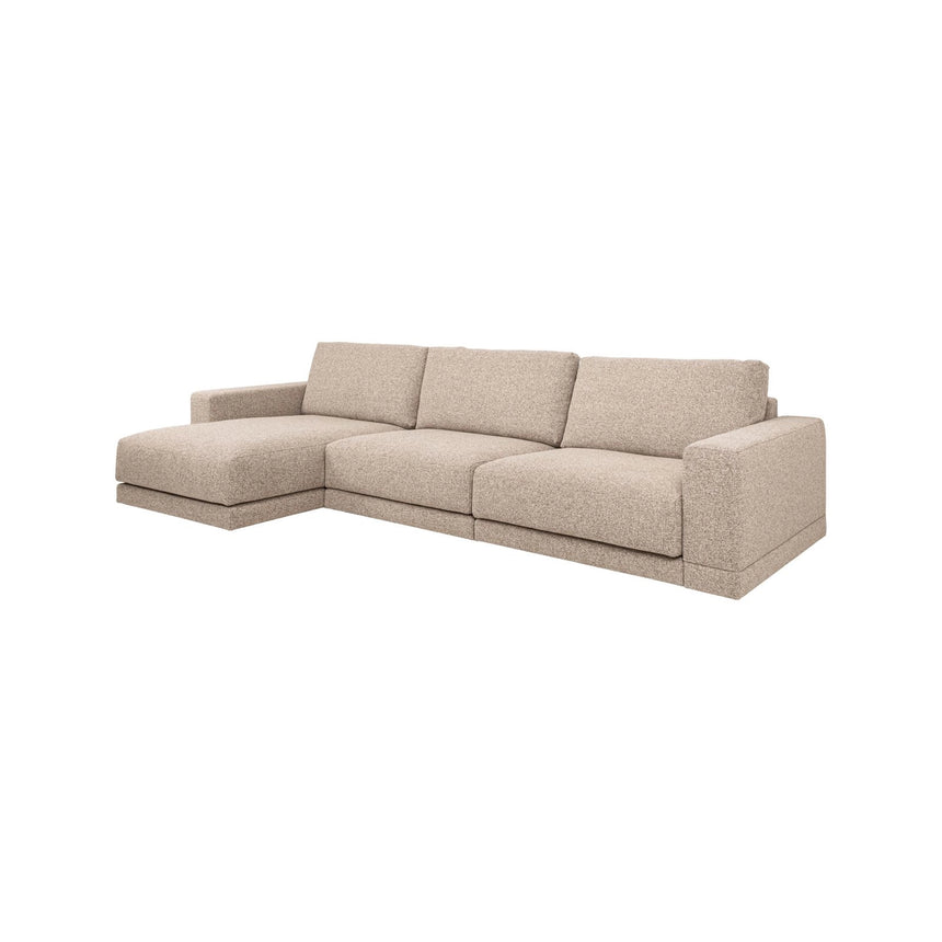 3,5-Sitzer Sofa Trentino mit modulare Lounge links oder rechts in cayenne brown, 344x170 cm von Richmond Interiors – Bild 3