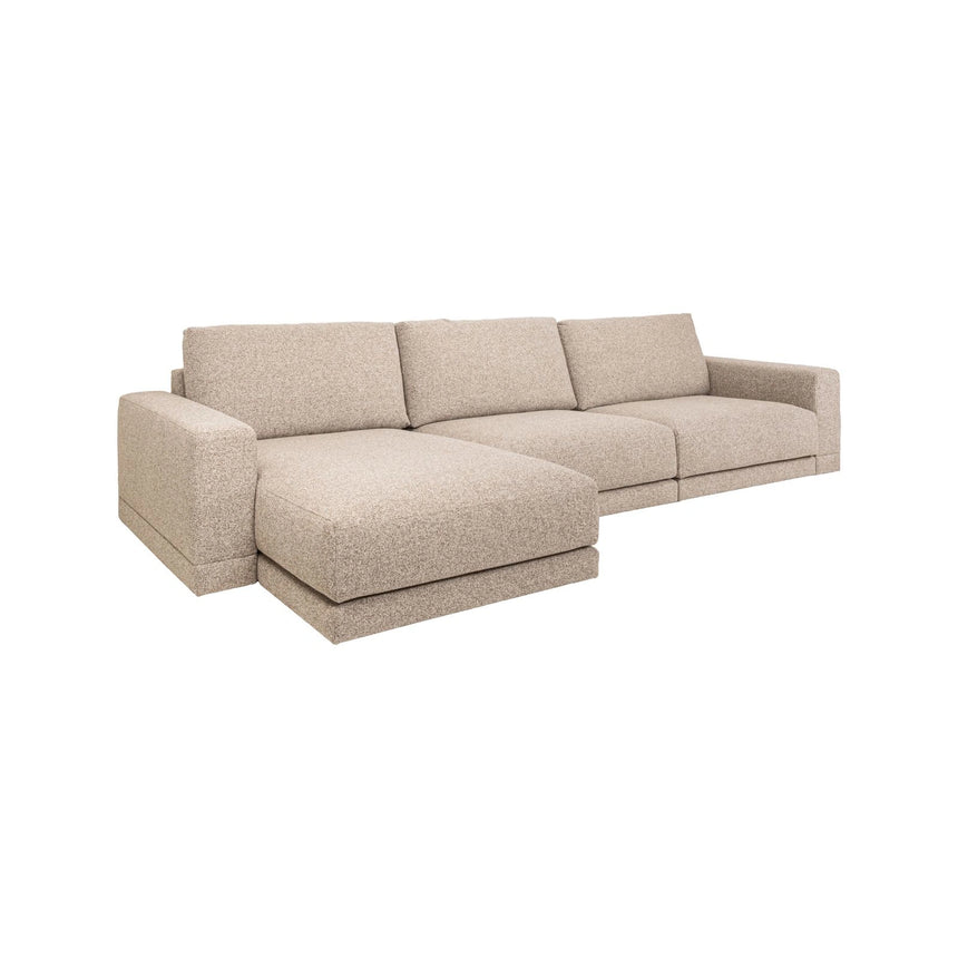 3,5-Sitzer Sofa Trentino mit modulare Lounge links oder rechts in cayenne brown, 344x170 cm von Richmond Interiors – Bild 4