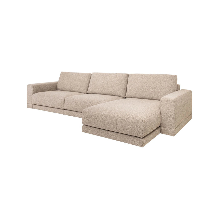 3,5-Sitzer Sofa Trentino mit modulare Lounge links oder rechts in cayenne brown, 344x170 cm von Richmond Interiors – Bild 5