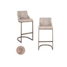 Barhocker Bolton in natural geo als 2er-Set, 48x48x103 cm von Richmond Interiors – Bild 1