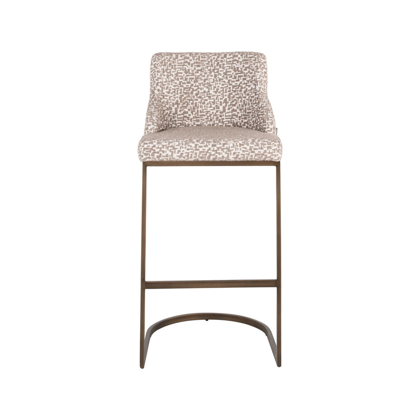 Barhocker Bolton in natural geo als 2er-Set, 48x48x103 cm von Richmond Interiors – Bild 4