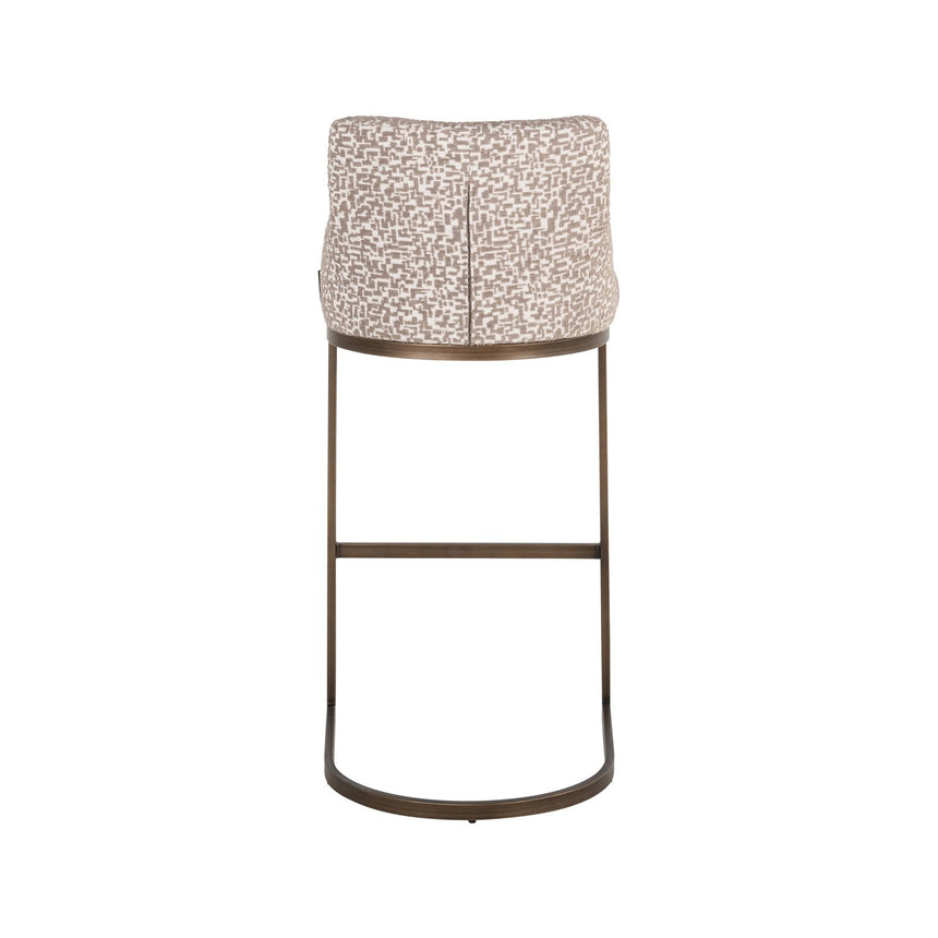Barhocker Bolton in natural geo als 2er-Set, 48x48x103 cm von Richmond Interiors – Bild 6