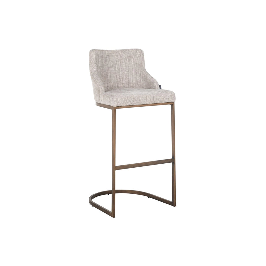 Barhocker Bolton in natural renegade als 2er-Set, 48x51x103 cm von Richmond Interiors – Bild 3