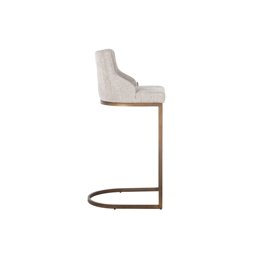 Barhocker Bolton in natural renegade als 2er-Set, 48x51x103 cm von Richmond Interiors – Bild 4