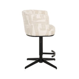 Barhocker Cheyenne in beige graffic, drehbar, 56x53x92 cm von Richmond Interiors – Bild 10