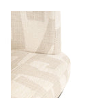 Barhocker Cheyenne in beige graffic, drehbar, 56x53x92 cm von Richmond Interiors – Bild 4