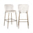 Barhocker Darby in cream fusion, 51x54x105 cm von Richmond Interiors – Bild 1