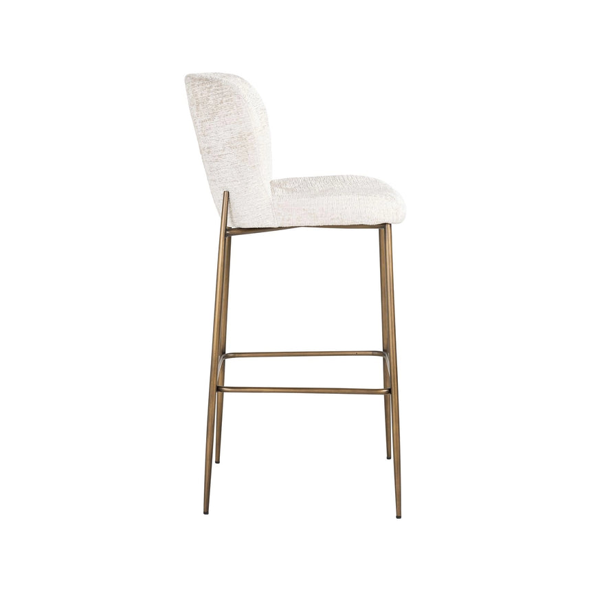 Barhocker Darby in cream fusion, 51x54x105 cm von Richmond Interiors – Bild 3