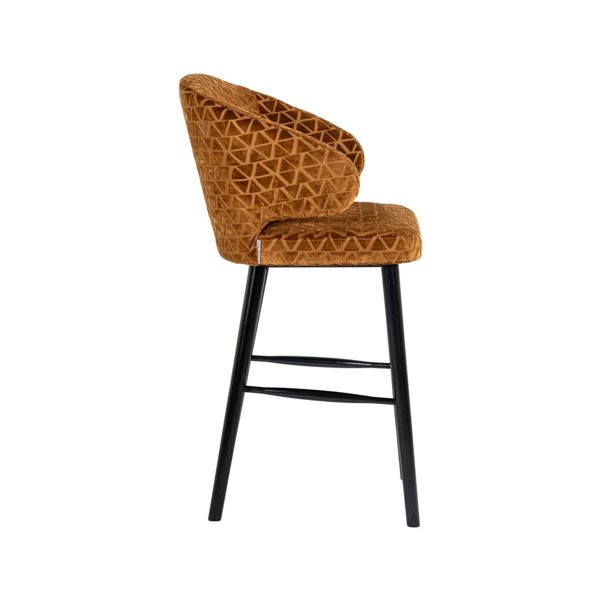 Barhocker Indigo in old gold triangle von Richmond Interiors – Bild 5