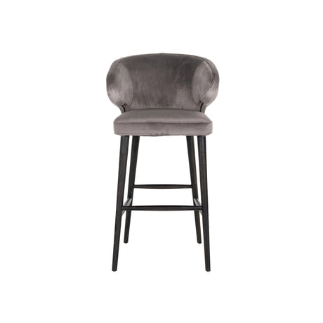 Barhocker Indigo in stone velvet, 62x66x111 cm von Richmond Interiors – Bild 3