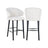 Barhocker Indigo in white bouclé, 62x66x111 cm von Richmond Interiors – Bild 1