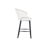Barhocker Indigo in white bouclé, 62x66x111 cm von Richmond Interiors – Bild 4