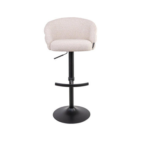 Barhocker Nikki mit Drehfunktion in biscotti (flammhemmend), 59x58x85 cm von Richmond Interiors – Bild 4