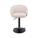 Barhocker Nikki mit Drehfunktion in biscotti (flammhemmend), 59x58x85 cm von Richmond Interiors – Bild 5