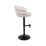 Barhocker Nikki mit Drehfunktion in biscotti (flammhemmend), 59x58x85 cm von Richmond Interiors – Bild 6