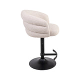 Barhocker Nikki mit Drehfunktion in biscotti (flammhemmend), 59x58x85 cm von Richmond Interiors – Bild 7