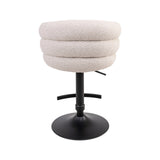 Barhocker Nikki mit Drehfunktion in biscotti (flammhemmend), 59x58x85 cm von Richmond Interiors – Bild 9