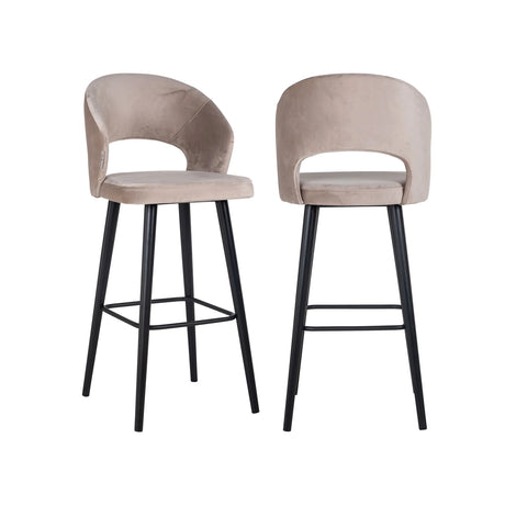 Barhocker Savoy in Samt oder Boucle von Richmond Interiors – Bild 1