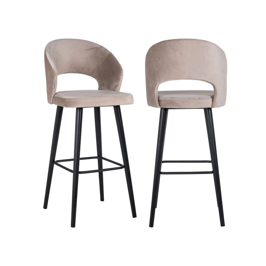 Barhocker Savoy in Samt oder Boucle von Richmond Interiors – Bild 1
