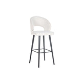 Barhocker Savoy in white bouclé, 50x57x113 cm von Richmond Interiors – Bild 2