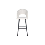 Barhocker Savoy in white bouclé, 50x57x113 cm von Richmond Interiors – Bild 5