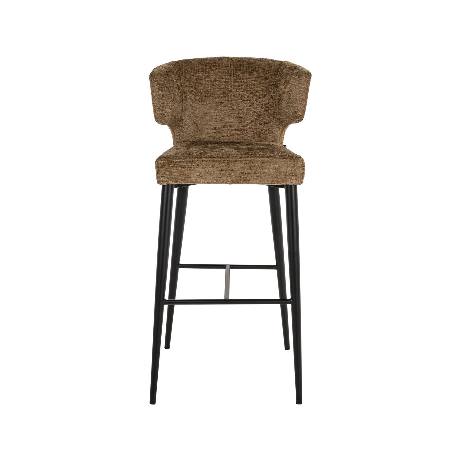 Barhocker Taylor in brandy fusion, flammhemmend, 52x55x102 cm von Richmond Interiors – Bild 5