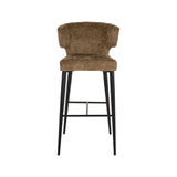Barhocker Taylor in brandy fusion, flammhemmend, 52x55x102 cm von Richmond Interiors – Bild 5