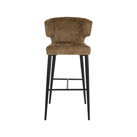 Barhocker Taylor in brandy fusion, flammhemmend, 52x55x102 cm von Richmond Interiors – Bild 5
