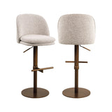 Barhocker Vesper mit Drehfunktion in mocca fancy von Richmond Interiors – Bild 1