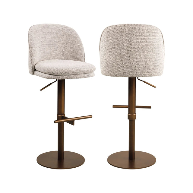 Barhocker Vesper mit Drehfunktion in mocca fancy von Richmond Interiors – Bild 1