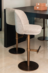 Barhocker Vesper mit Drehfunktion in mocca fancy von Richmond Interiors – Bild 2