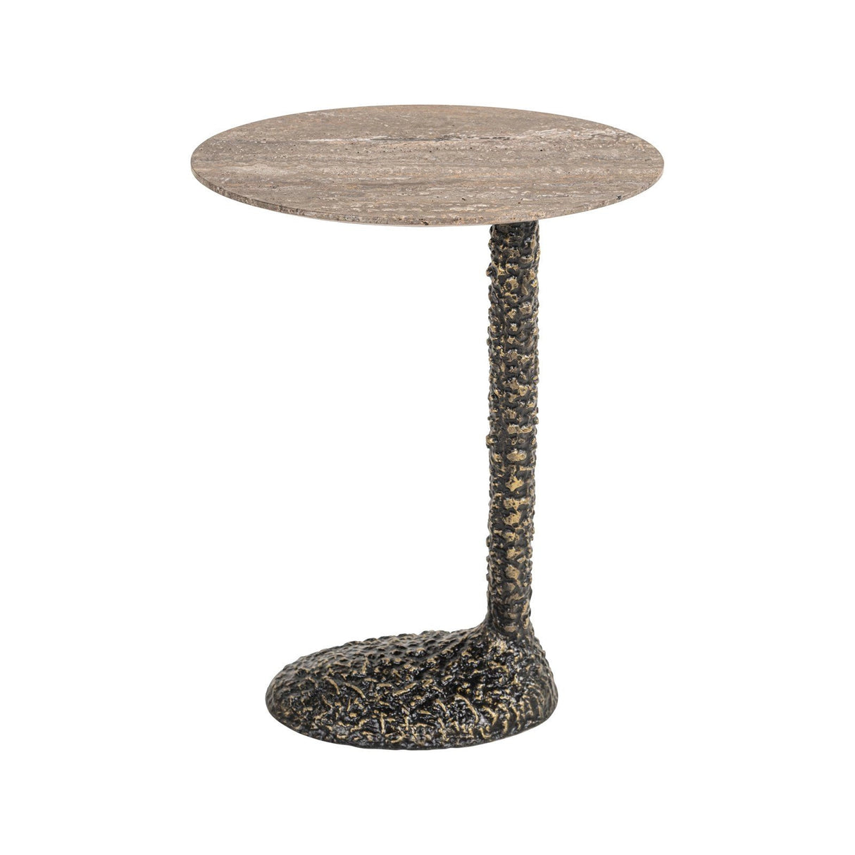 Beistelltisch Arosa in braun, 45,5x29,5x63 cm von Richmond Interiors – Produktbild 2