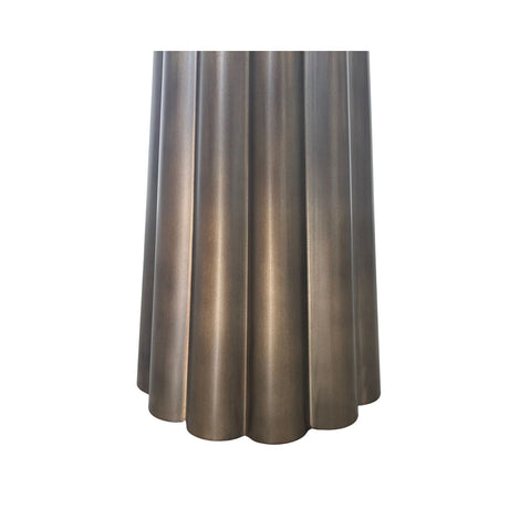 Beistelltisch Barwick aus Eisen und Gussglas in antikmessing, 35x35x50 cm von Richmond Interiors – Bild 2