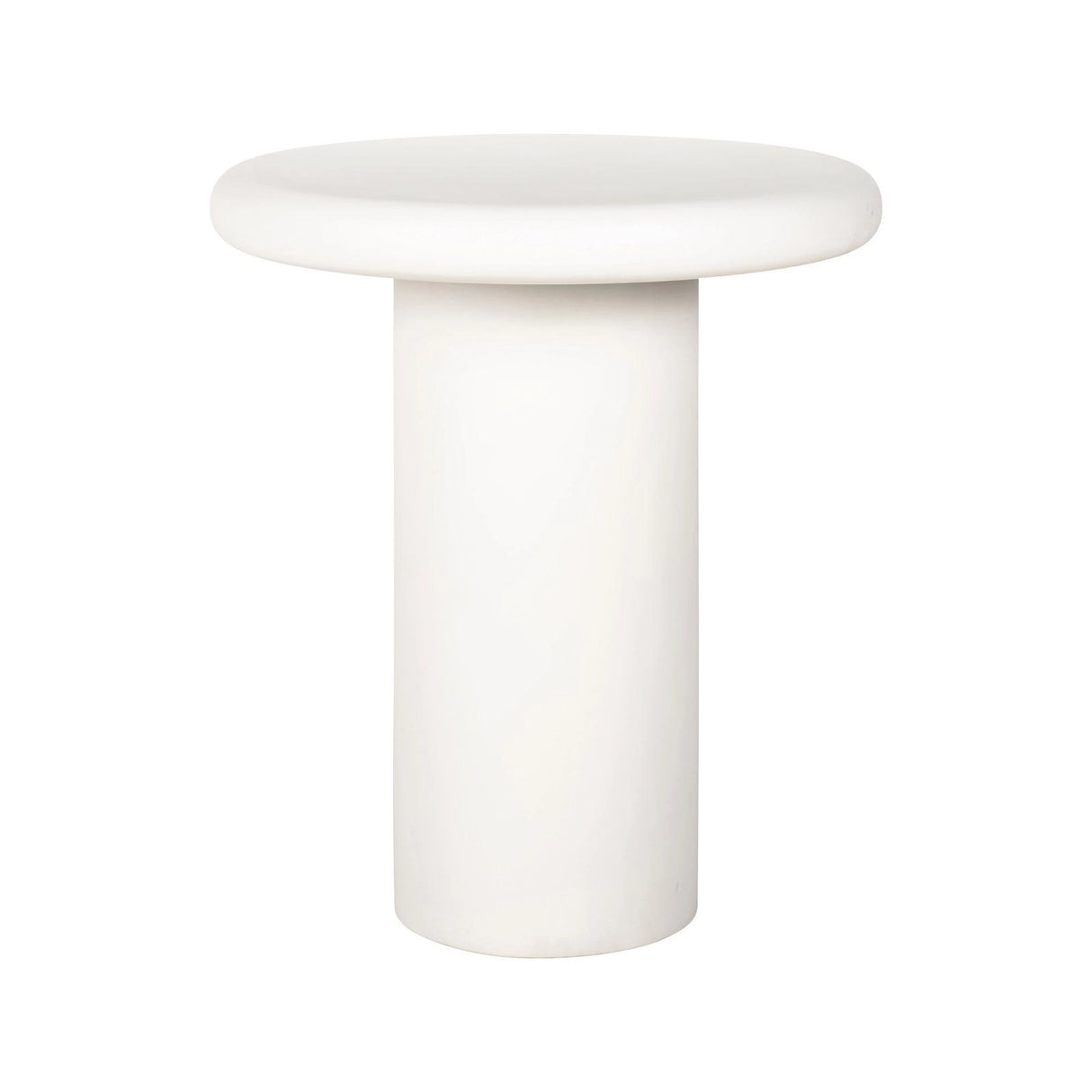 Beistelltisch Bloomstone in weiß, 55x55x60 cm von Richmond Interiors – Produktbild 1