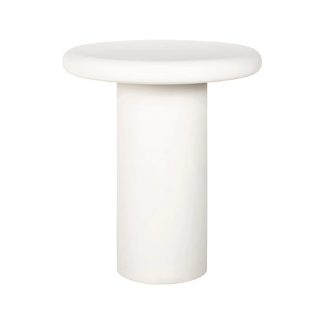 Beistelltisch Bloomstone in weiß, 55x55x60 cm von Richmond Interiors – Produktbild 1