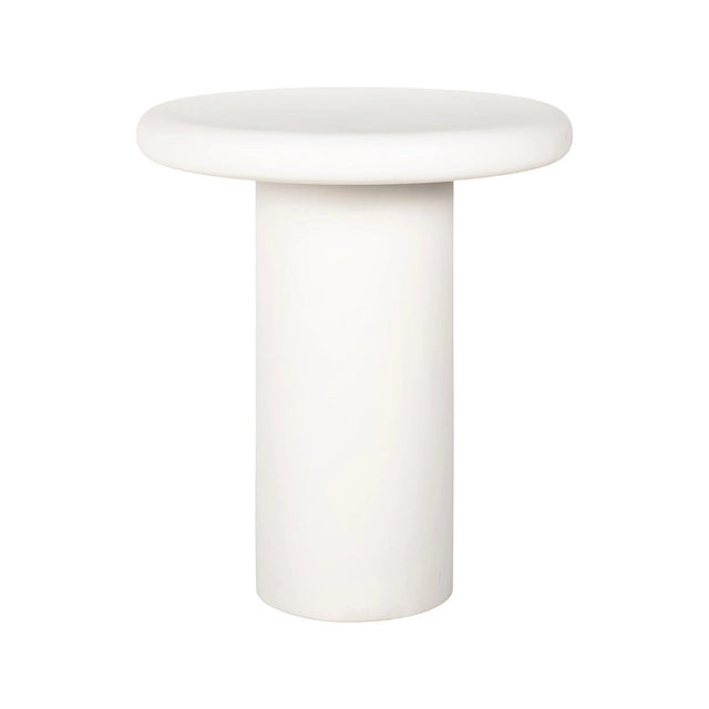 Beistelltisch Bloomstone in weiß, 55x55x60 cm von Richmond Interiors – Produktbild 1