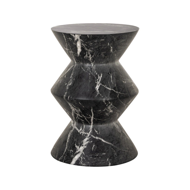 Beistelltisch Bosco aus Acryl in schwarz, 40x40x57 cm von Richmond Interiors – Bild 1