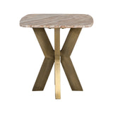 Beistelltisch Bottega aus Toronto-Marmor in Blush beige, 55x55x56 cm von Richmond Interiors – Produktbild 2