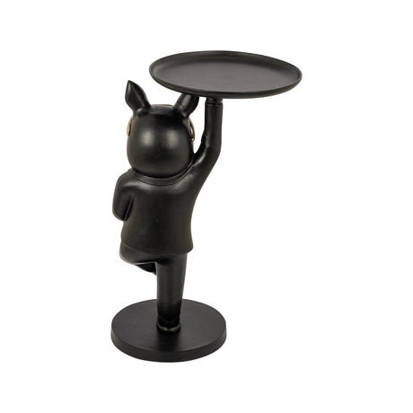 Beistelltisch Bullie aus Aluminium in schwarz, 65x33x65 cm von Richmond Interiors – Bild 3